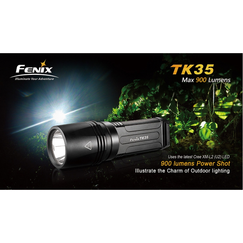 Fenix TK35 XML U2(New2015 960Lu. ) แถมแบตชาร์จฟรี 2 ก้อน