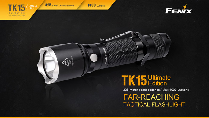 ไฟฉายแทคติคอล Fenix TK15ue แถมแบตชาร์จ
