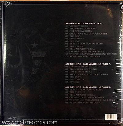 Motorhead - XXXX Bad Magic 1Lp , 1cd N.