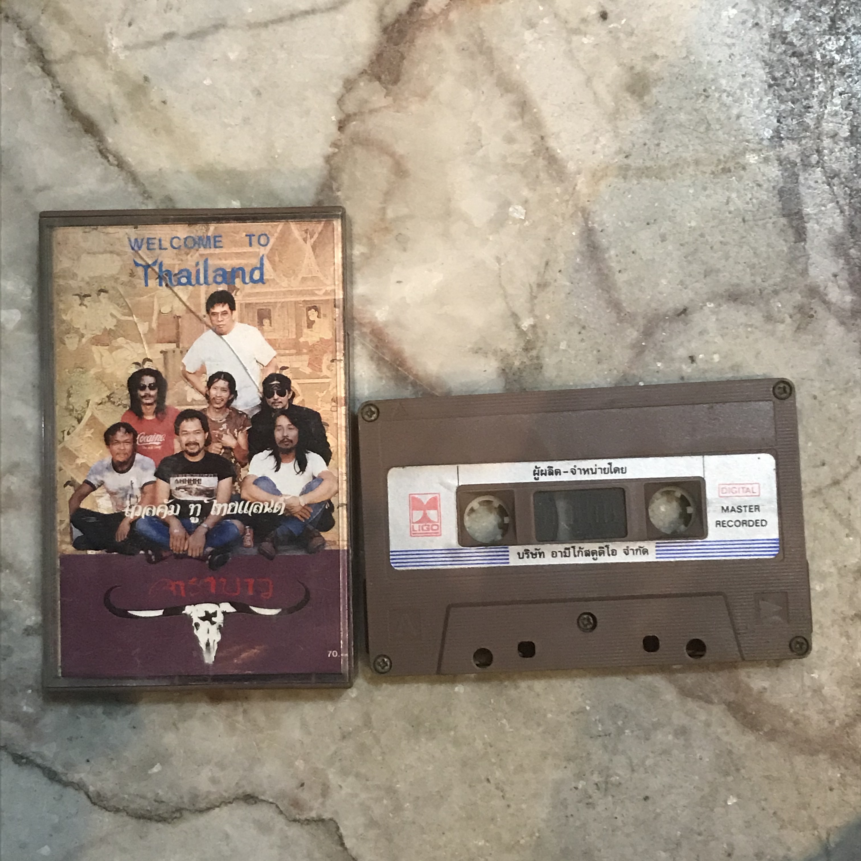 T คาราบาว - Welcome to Thailand พิมพ์แรก LIGO ( Used Cassett Tape )