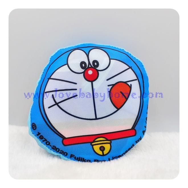 กระเป๋าผ้า พับเก็บได้ โดราเอมอน สินค้าเป็นของแถม ของพรีเมี่ยม