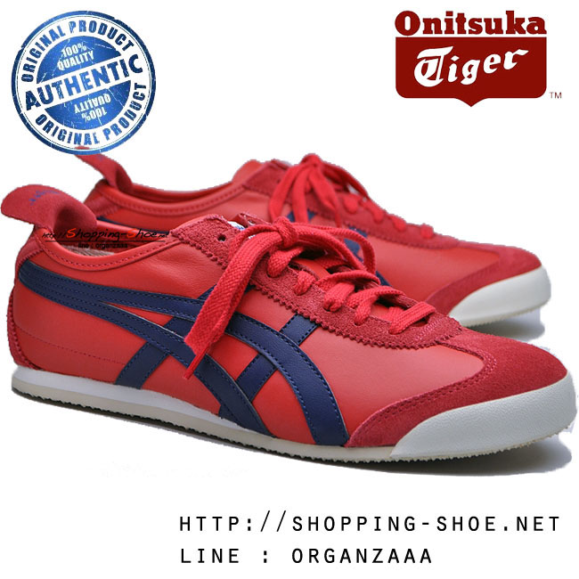 Onitsuka Tiger Mexico 66 - Red / Navy ของแท้ มีกล่อง ป้ายครบ
