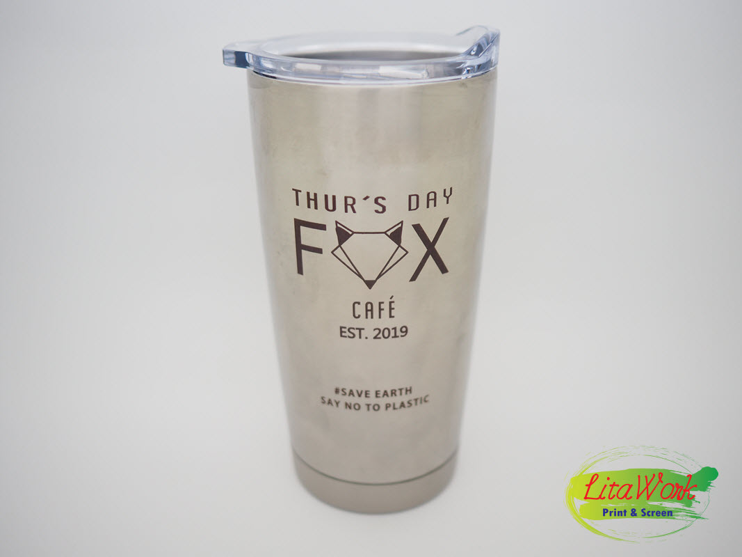 สกรีนแก้ว YETI THUR'S DAY FOX CAFE