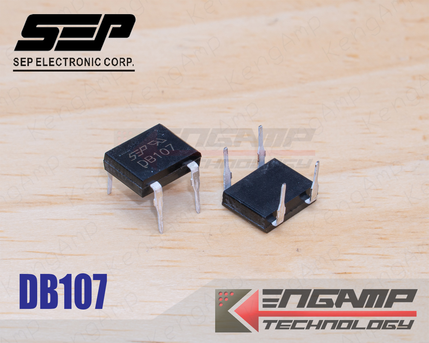 (10ตัว) [DIOD] DB107 SEP 1A 700V Bridge Rectifiers