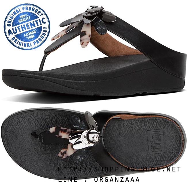 Fitflop Conga Dragonfly Black ของแท้ นำเข้าจาก USA และ UK