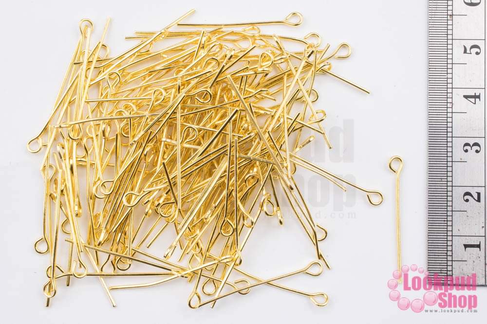 ตะปูเลข9หรืออายพิน สีทอง 25มิล (1ถุง/1กิโล)