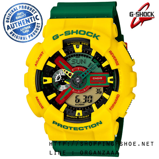 Casio G-Shock รุ่น GA-110RF-9A Rastafarian Pack ของแท้ 100% จากญี่ปุ่น