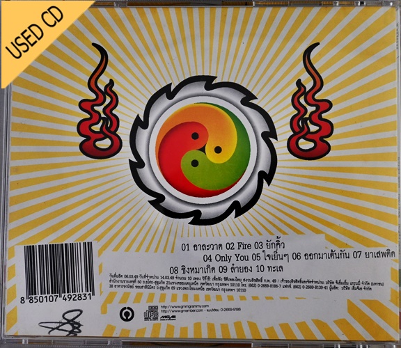 Used CD BudhaBlass - ไฟเขียว ไฟแดง สภาพ แผ่นVG++