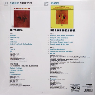 Stan getz and Charlie Byrd - Jazz Samba 2Lp N.
