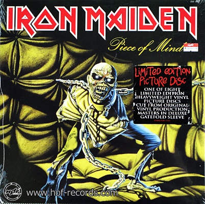 IRON MAIDEN - Piece Of Mind ( NEW ) 1983 1lp