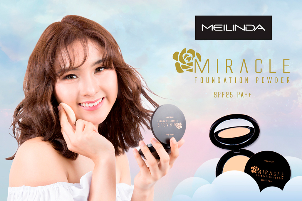 Miracle Foundation Powder แป้งผสมรองพื้น เมลินดา