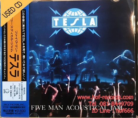 Tesla - Five man Acoustical Jam (JP) Used CD 1 CD VG++