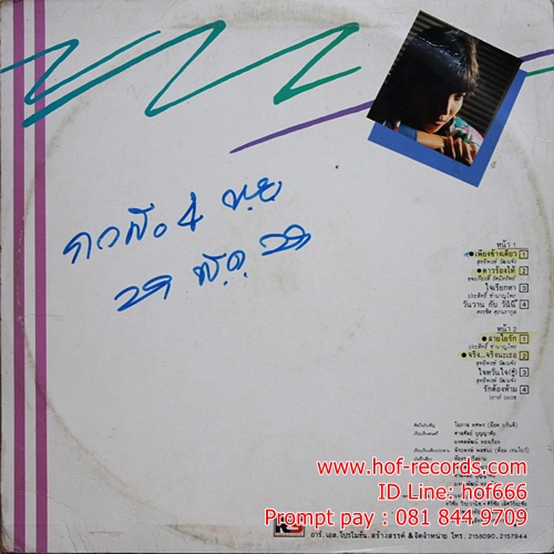 LP อิ๋ว เพ็ญโพยม เรืองโรจน์ #2 ชุด สายใยรัก ปกVG++ แผ่นVG+