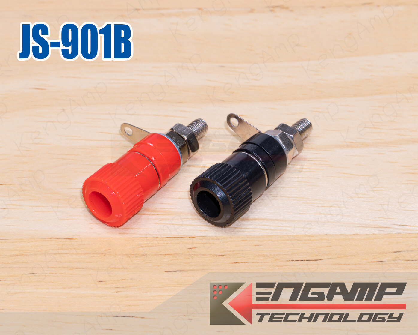 (1คู่) [PJ] JS-910B เทอร์มินัล ไบดิ้งโพส ดำ-แดง 4mm