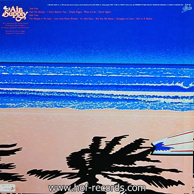 Air Supply - Strangers In Love 1980 1lp