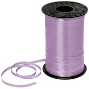 ริบบิ้นม้วนใหญ่ สีม่วงอ่อน สำหรับผูกลูกโป่ง ยาว 350 เมตร - Light Purple Curling Ribbon