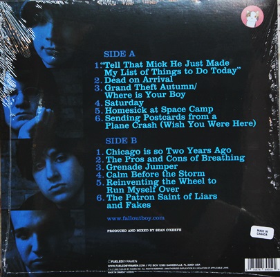 Fall Out Boy - Take This To Your Grave 1Lp N.