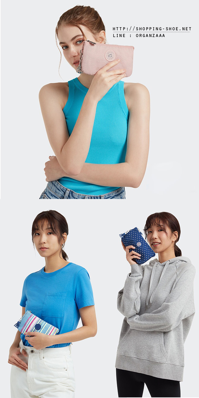 Kipling Creativity L - Soft Dot Blue (Belgium)