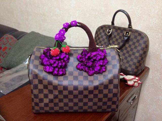 ไหมหุ้มหูกระเป๋า collection สีม่วง