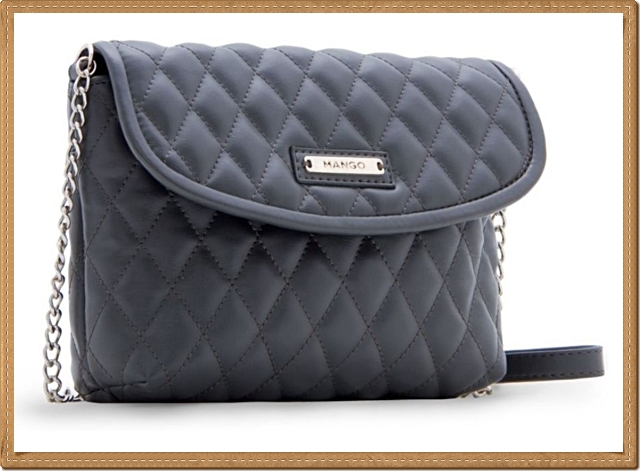 Mango - กระเป๋าสะพาย สีดำ