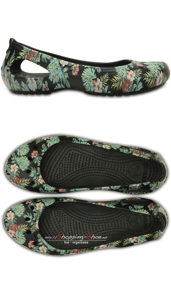 Kadee Island Flat - Black / Army Green ของแท้ Outlet ไทยและอเมริกา
