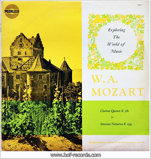 Mozart - Clarinet Quinter K 581 , Serenata Notturna K 239 (England) 1Lp VG++