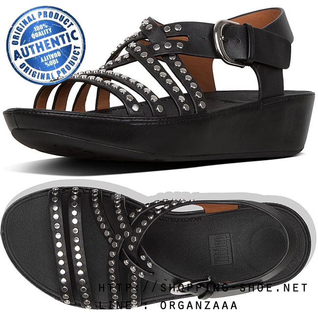 Fitflop Naia Rockstud Sandal Black ของแท้ นำเข้าจาก USA และ UK