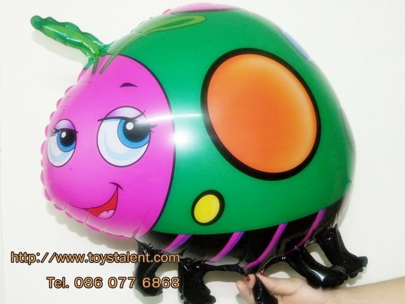 ลูกโป่งฟลอย์การ์ตูน เต่าทอง - Lady Bug Foil Balloon / Item No. TL-B019