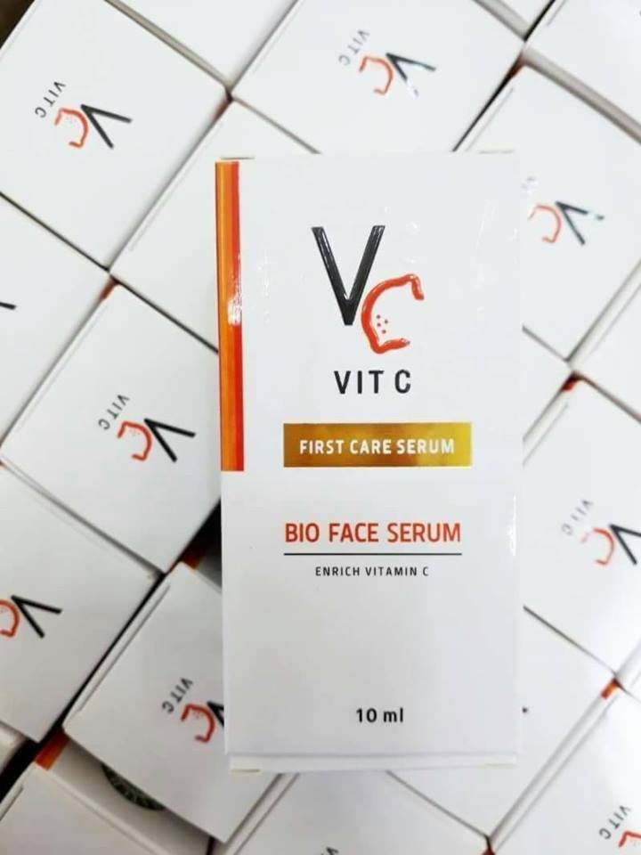 Vit C Bio Face Serum วีซีน้องฉัตร แพกเกจใหม่ล่าสุด