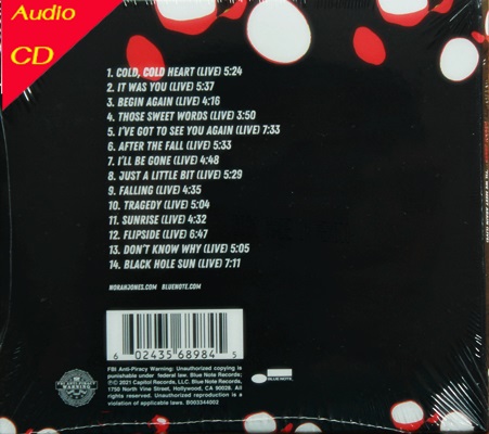 Norah Jones - Live ...'Til We Meet Again 1Cd N.