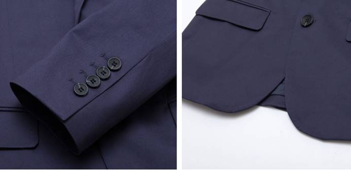 ใหญ่3สี!!เสื้อสูทปกเปิดpastel 2กระดุม Size No 43 น้ำตาล