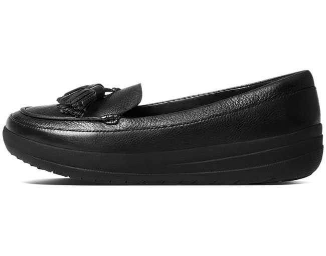 Fitflop F-Sporty Tassel Loafer Black ของแท้ นำเข้าจาก USA และ UK