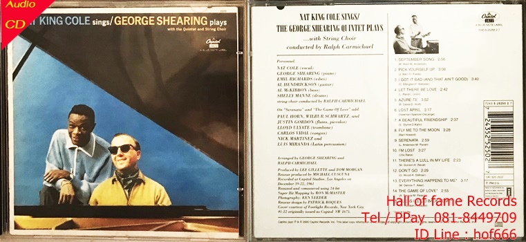 Used CD Nat King cole + George Shearing- Plays (good)