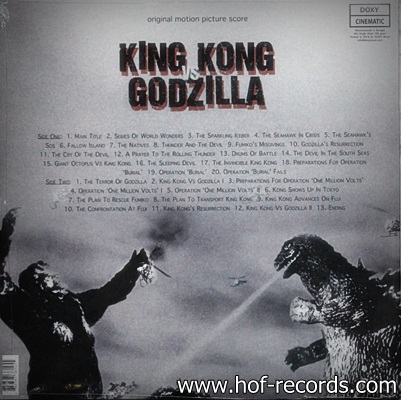 Ost.King Kong VS Godzilla 1Lp N.