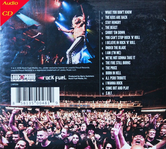 Twisterd Sister - Metal Meltdown CD+BluRay+DVD 3 Dise Set N.