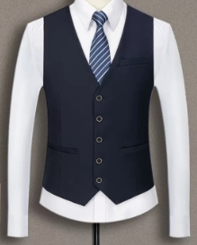 เสื้อกั๊กสูทสลิมฟิต คอวี สีล้วน กระดุมดำ5เม็ด สี ดำ เทา น้ำเงิน แดง ม่วง เทา ดำเงา เทาเงา น้ำเงินกรม ฟ้าเข้ม ขาว เขียวSize No.33 35 37 39 41 43 44