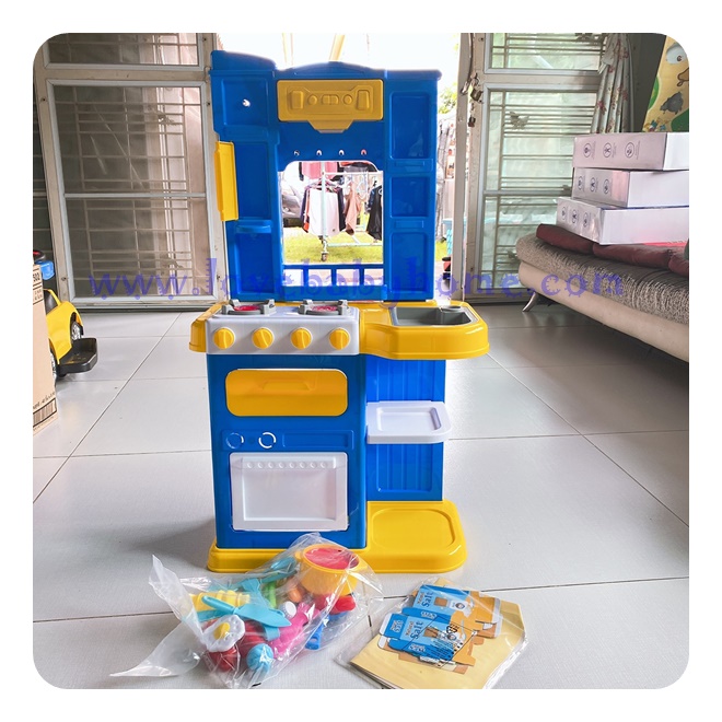 ชุดครัวสำหรับเด็ก ครัวของเล่น ชุดครัว ชุดใหญ่ เซตสร้างเสริมจินตนาการฝึกฝนทำอาหาร สินค้าเป็นของแถม ของพรีเมี่ยม