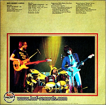 Jeff Beck - Jeff Back , Tim Bogert , Carmine Appice 1973 1lp