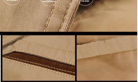 เสื้อสูทลำลองแฟชั่นผู้ชายแต่งอก กระเป๋าซ้ายขวา กากี เขียว Size No.37 39 41 43