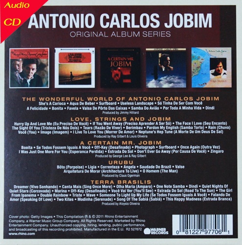 Antonio Carlos Jobim Boxset 5 Cd N.