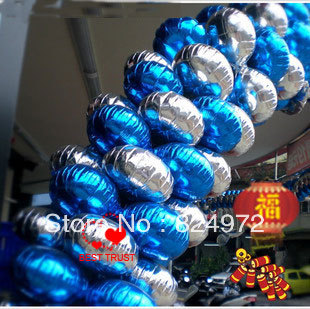 ลูกโป่งฟลอย์ทรงกลม สีฟ้าเข้ม ไซส์ 18 นิ้ว - Round Shape Balloon Blue Color 18" / Item No.TL-G020
