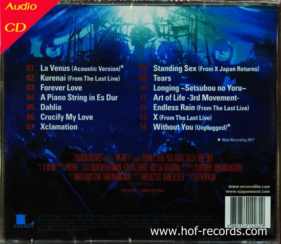 CD We are X-ORG Soundtrack