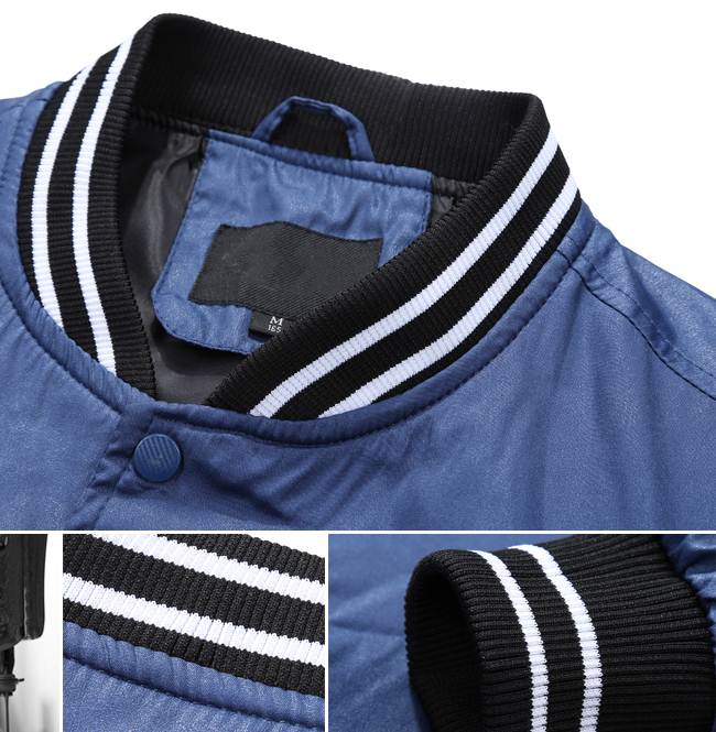 เสื้อแจ็คเก็ต เสื้อคลุมเบสบอล แฟชั่น ผ้าร่ม สี น้ำตาล No.42 44