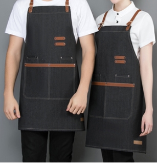 ชุดเชฟ ชุดเอี๊ยม ชุดกันเปื้อน ยีนส์ คอตตอน เอี๊ยม ผู้หญิง ผู้ชาย VIP