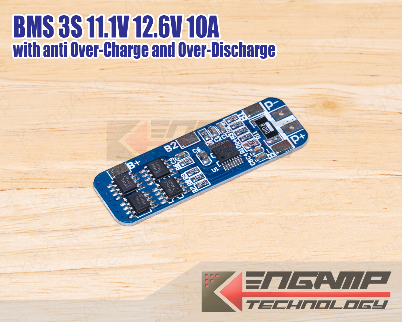 (1ชิ้น) HX-3S-01 BMS 3S 11.1V 12.6V 10A 18650 Li-ion Charger with Over Charger Protection and Over-discharge