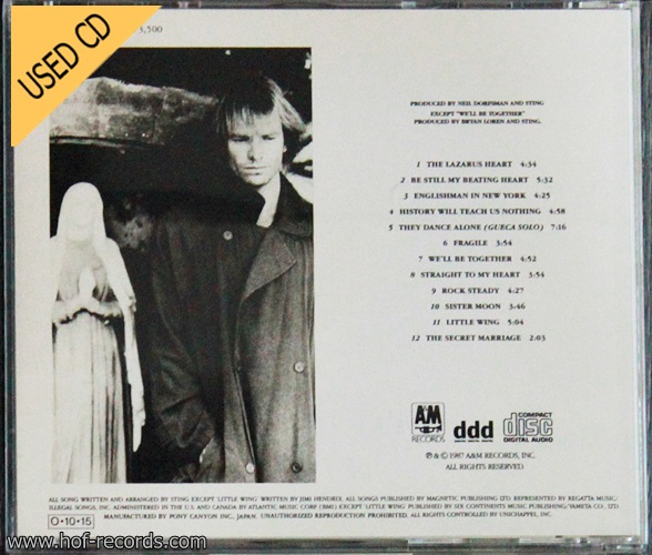 Used CD Sting - Noting like the sun