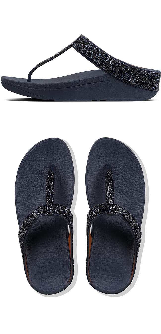 Fitflop Fino Quartz Midnight Navy ของแท้ นำเข้าจาก USA และ UK