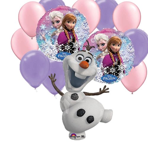 ลูกโป่งฟลอย์การ์ตูน เจ้าหญิงโฟรสเซนต์ทรงกลม - Round shape Frozen Princess Foil Balloon / Item No. TL-A097