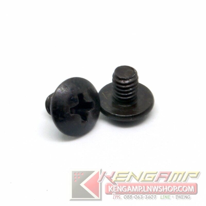 (สินค้ามีตัวเลือก) [NUT] น๊อตแฉกหัวร่ม TM4 ขนาด 4mm เกลียวละเอียด ความยาวเลือกด้านใน