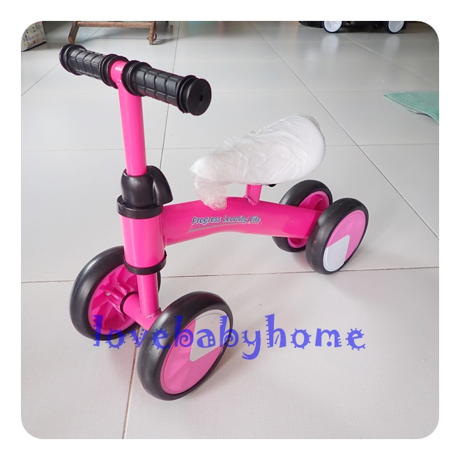 รถจักรยานขาไถ สีชมพู learning bike สินค้าเป็นของแถม